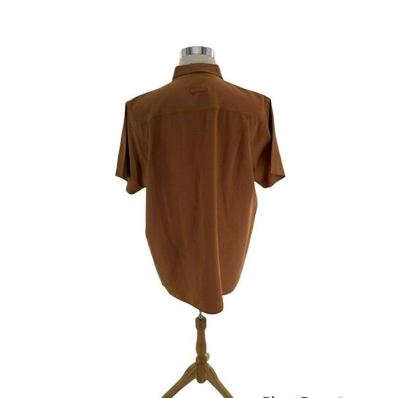 The North Face Shirt Mens XL Gingham Plaid Short Sleeve Chest Pocket Button Up - Picture 3 of 10